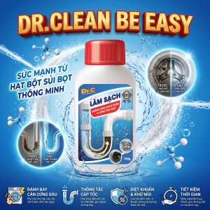 Đánh Giá Dr.Clean Be-Easy: Siêu Phẩm Vệ Sinh Lồng Máy Giặt Và Thông Tắc Đường Ống 2 Trong 1